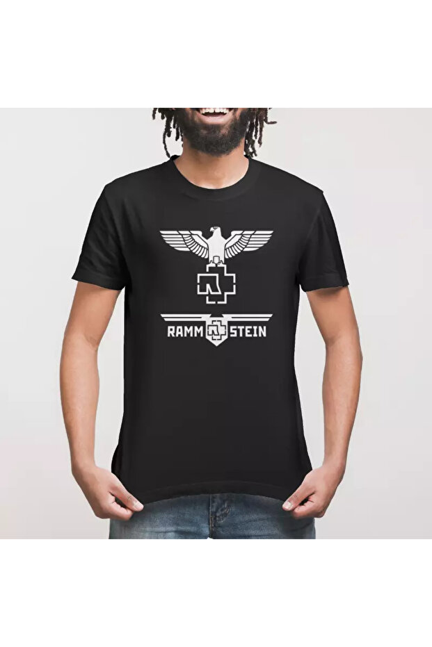 Rammstein Eagle Logo Unisex Tişört - 2