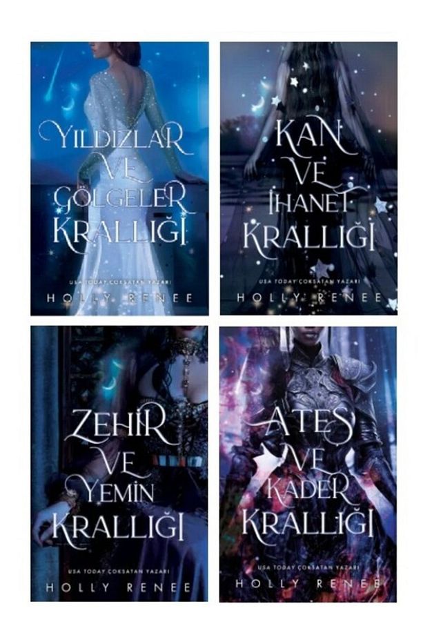 Yıldızsız Serisi 4 Kitap -Yıldızlar ve Gölgeler Krallığı-Zehir ve Yemin-Kan ve İhanet-Ateş ve Kader - 2