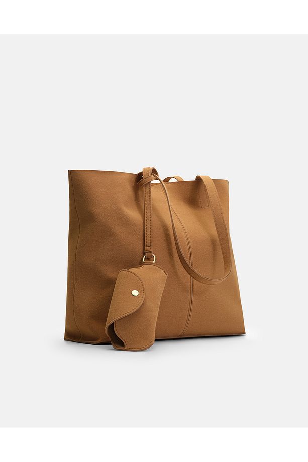 Kiva Pratik Büyük Tote Çanta STANDART Camel - 2