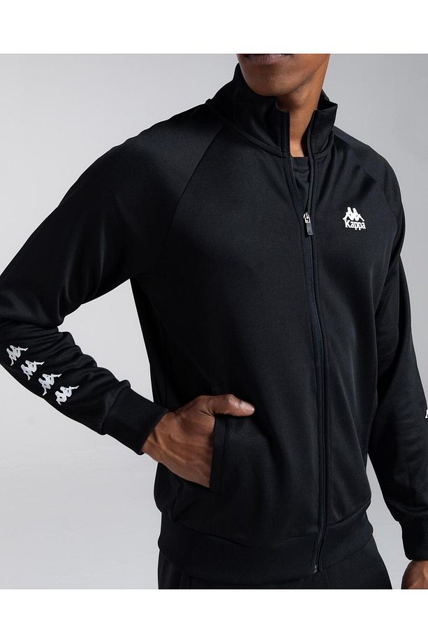 Authentic Joe Erkek Siyah Regular Fit Fermuarlı Eşofman Üstü - 4
