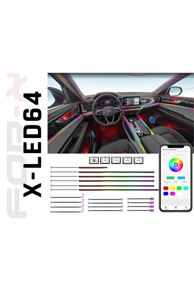 FORX X-LED64 FULL SET AMBİYANS - 3