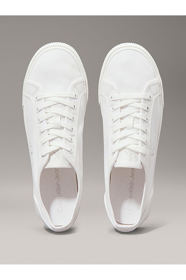 Canvas Low Profile Trainers - 3