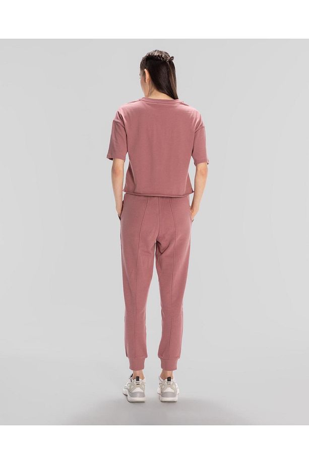 Authentic Lily Kadın Gül Kurusu Regular Fit Tişört - 5