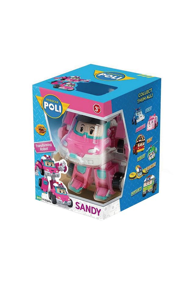 Robocar Poli Transforming Robot Figür Sandy Oyuncak Dönüşebilen Robot Figür Sandy Yeni Model - 6