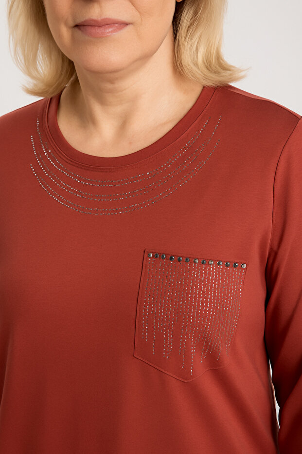 Annelere Garantili Merserize Bluz - 2