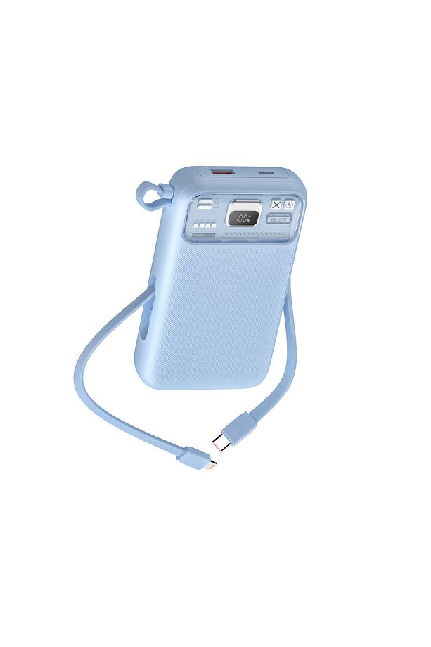 NT-PW34 20W + 15W PD 15W 10000 MAh Taşınabilir Powerbank (Mavi) - 1