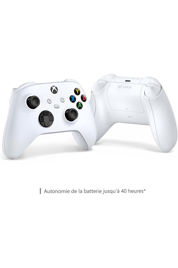 وحدة تحكم لاسلكية لأجهزة إكس بوكس - روبوت أبيض، بلوتوث - 7