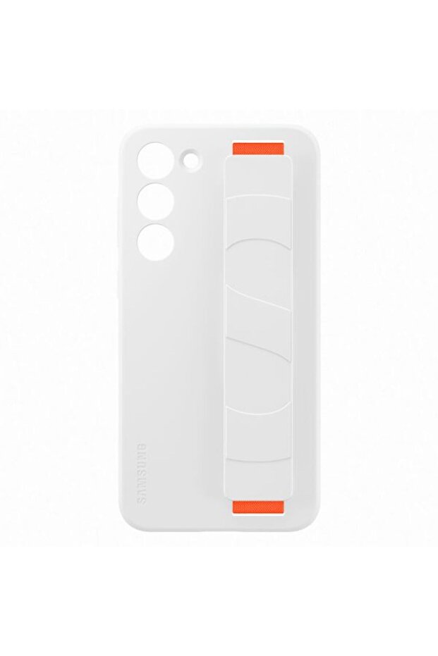 Samsung Case S23 Plus Silicon Grip Cover | White Color | EF-GS916TWEGWW
