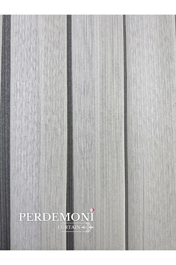 Pandaros Desen Tül Perde, 1e3 Sık Pile, Eteği Kurşunlu, Ütü İstemez, Yüksek Gramaj - 5