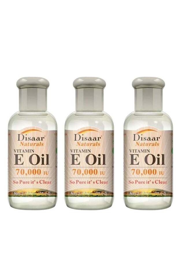 عبوة من 3 زيوت فيتامين E 75 × 3 مل