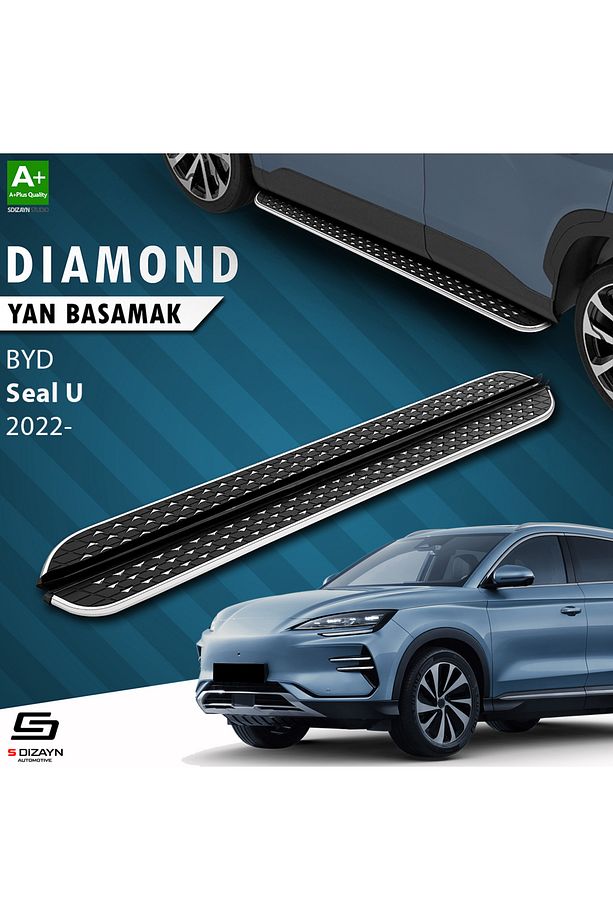 S-Dizayn BYD Seal U Diamond Krom Yan Basamak 193 Cm 2022 Üzeri - 1
