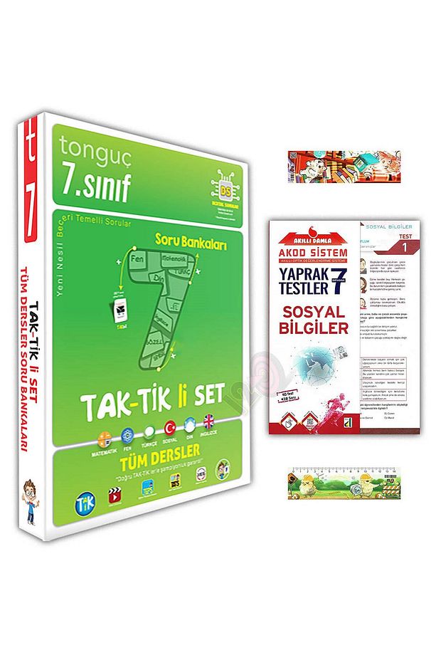 7. Sınıf Taktikli Tüm Dersler Soru Bankası Seti Yaprak Test - 1