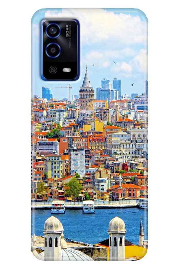 Oppo A55 4g Case Colorful Special Themed Patterned Silicone Tpu Stock Istanbul