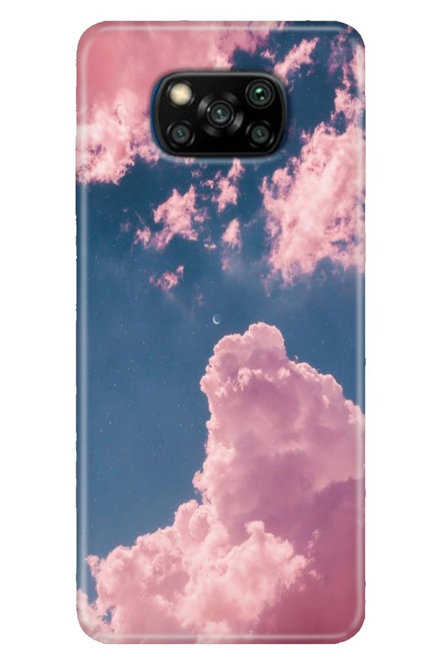 Xiaomi Poco X3 Nfc - X3 Pro Case Colorful Flexible Silicone Themed Patterned Tpu Pink Cloud