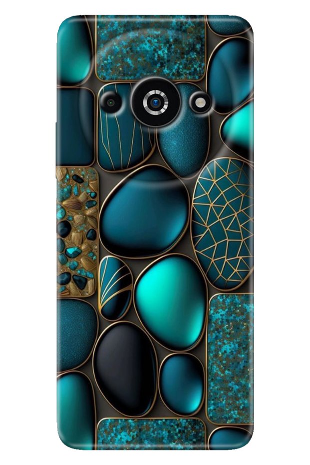 Xiaomi Poco C61 Case Design Printed Silicone Marble