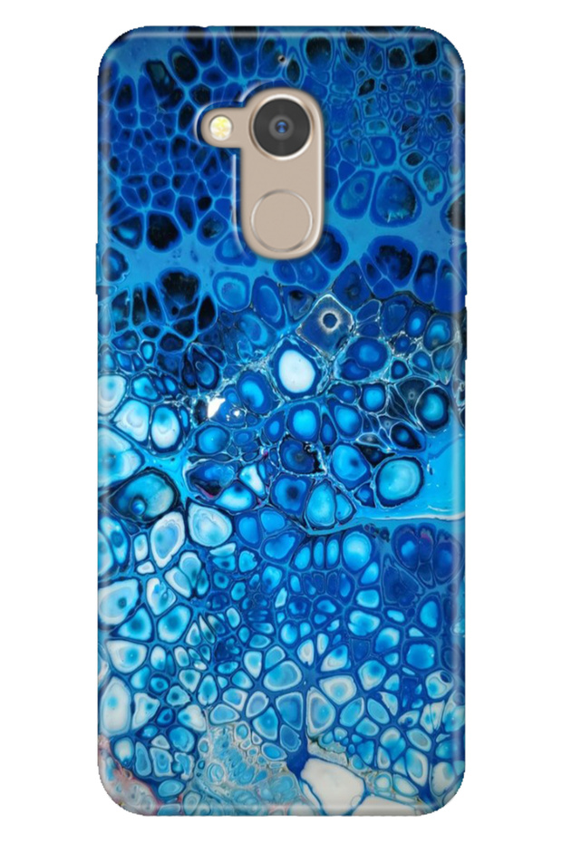 General Mobile Gm 8 Compatible Case Patterned Silicone Color Tpu Uv Deep Blue