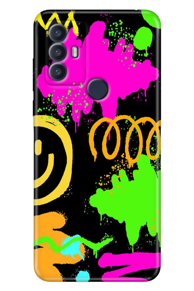 Tcl 30 Se Case Patterned Silicone Colorful Tpu Uv Smile