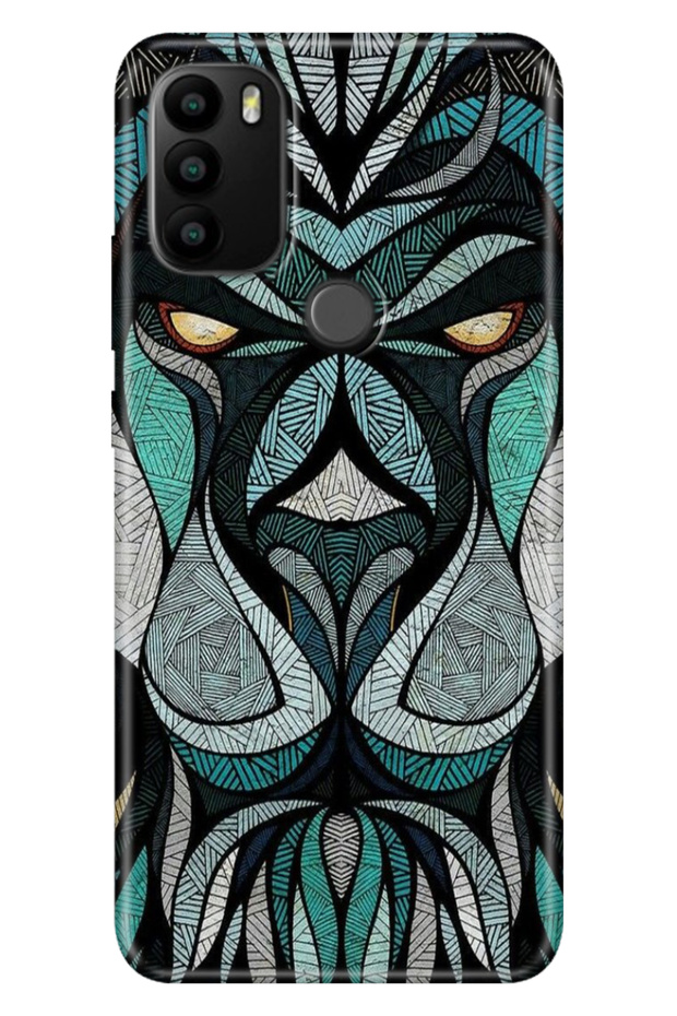 General Mobile Gm 21 Pro Case Printed Flexible Silicone Cover Lion Mandala