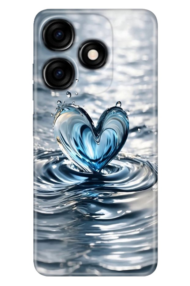 Tecno Spark 10 4g - 10C Case Colorful Custom Drawing Flexible Silicone Love Drop