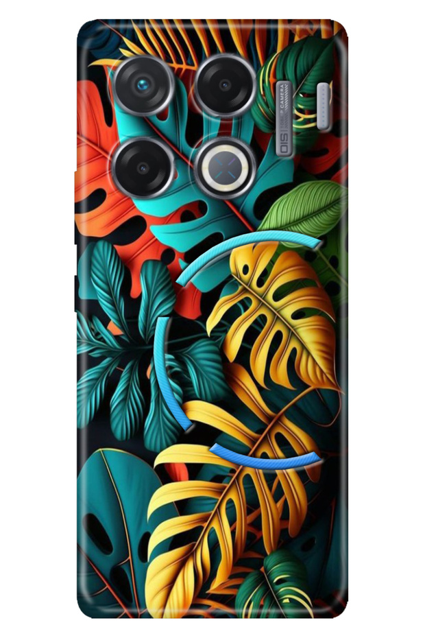 Infinix Gt 20 Pro Case Colorful Flexible Silicone Themed Patterned Tpu Colorful Forest