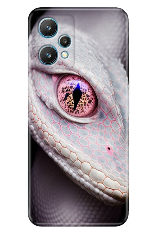 Realme 9 Pro Case (Rmx3472) Compatible Colorful Printed Patterned Female Cobra