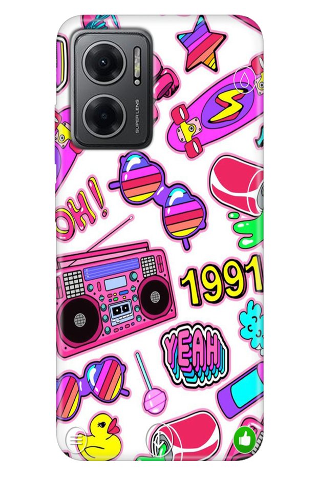 Xiaomi Redmi Note 11E Case Colorful Custom Themed Patterned Silicone Tpu 90S