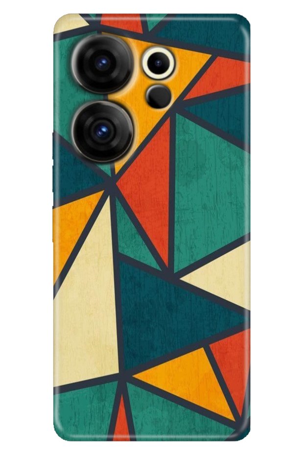 Tecno Camon 20 Premier 5g Case (Ck9N) Compatible Patterned Silicone Wall