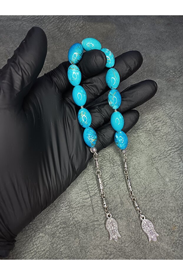 Zaza Sallamalık High-End Embroidered Powder Amber Prayer Beads
