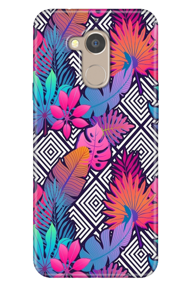 General Mobile Gm 8 Compatible Case Patterned Silicone Color Tpu Uv Botanical