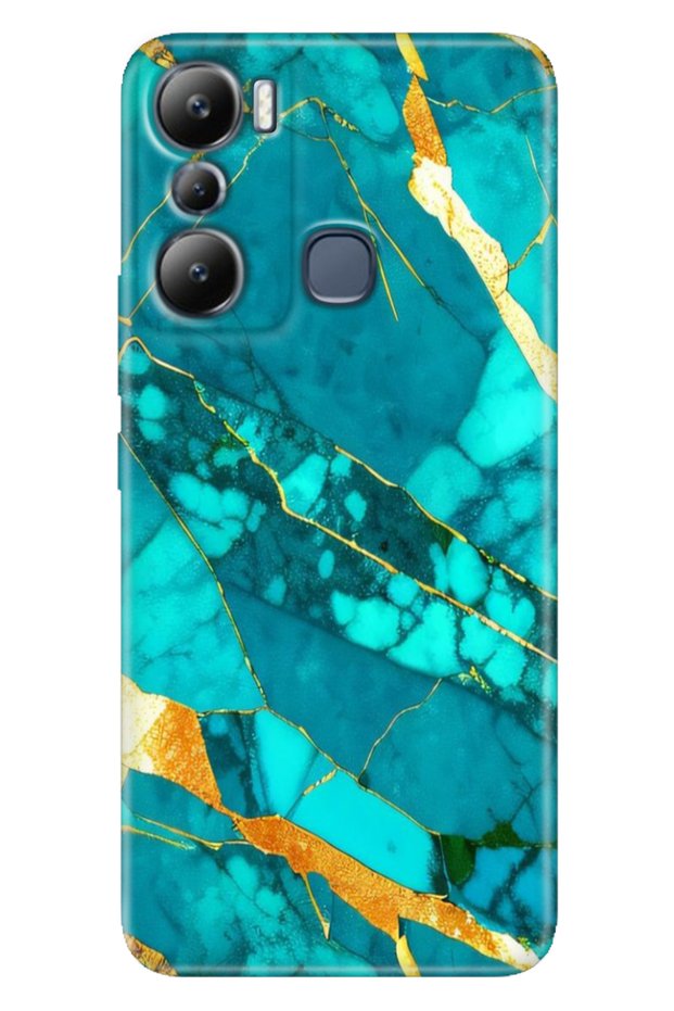 Infinix Hot 20I Case Flexible Silicone Cover Cover Prague Marble