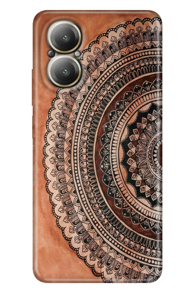 Realme 12 Lite Case Colorful Rubber Printed Patterned Silicone Tpu Matte Max