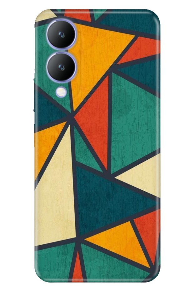 Cover Patterned Cover Colorful Silicone Cvr Wall for Vivo Y17S Case