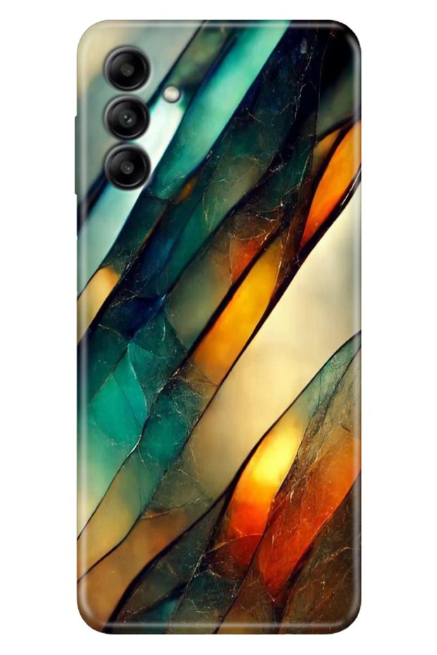 Case for Samsung Galaxy A34 Design Flexible Silicone Flora Marble