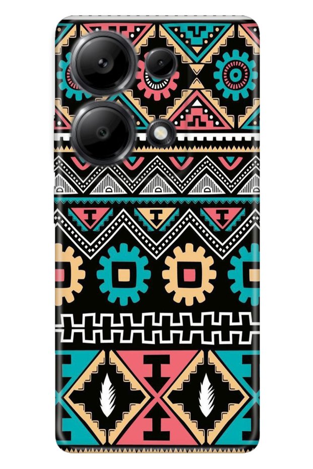 Xiaomi Redmi Note 13 Pro 4g Case Colorful Design Flexible Silicone Ethnic
