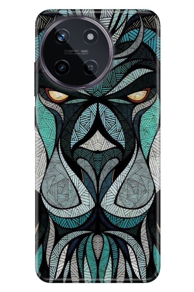 Case for Realme 11 4g Colorful Trendy Pattern Silicone Tpu Special Design Lion Mandala