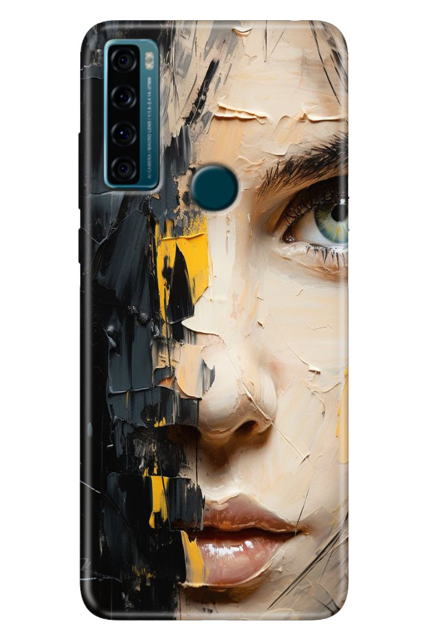 Tcl 20 Se Case Printed Silicone Colorful Illustrated Back Cover Beauty