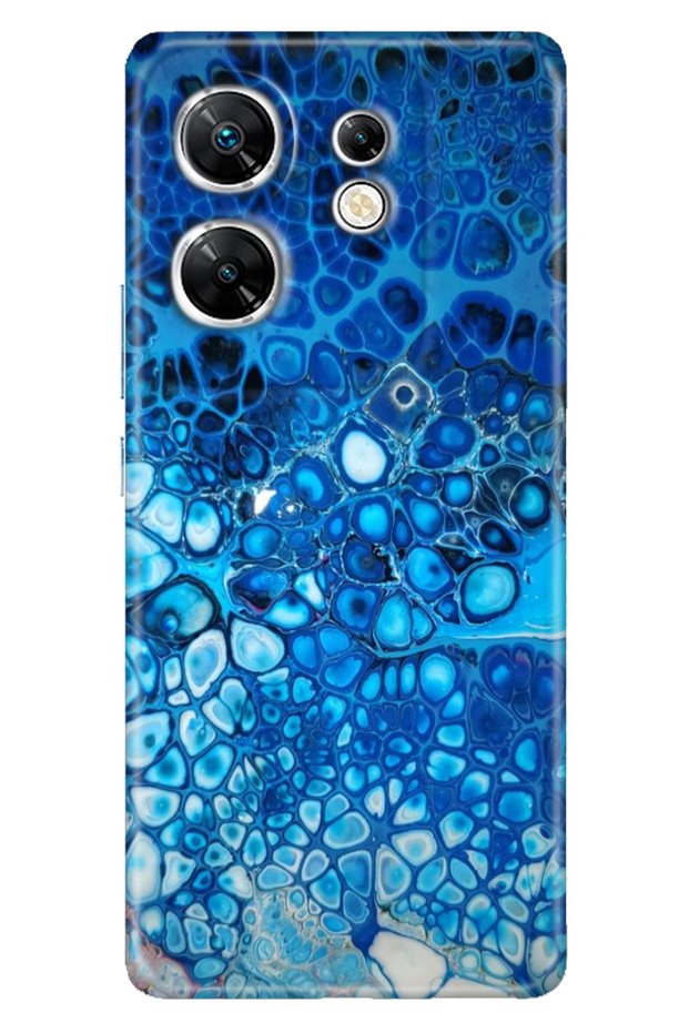 Infinix Zero 30 4g Case Colorful Patterned Print Silicone Deep Blue