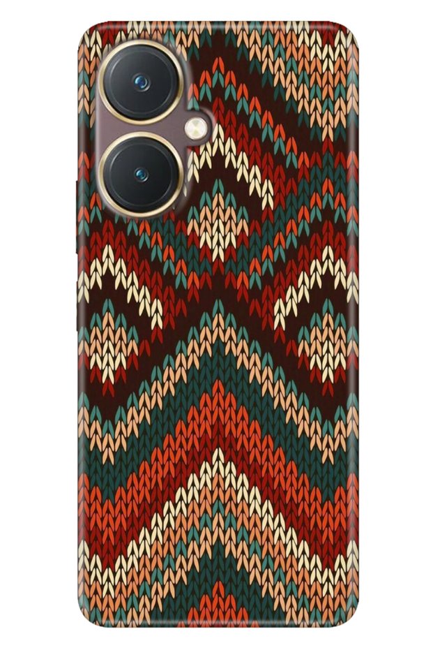 Vivo Y27 Case Colorful Tpu Uv Printed Patterned Silicone Zigzag
