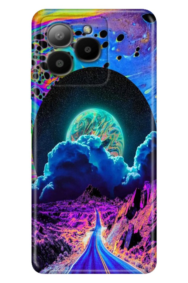 Omix X7 Case Colorful Special Themed Patterned Silicone Tpu Stock Dream Road