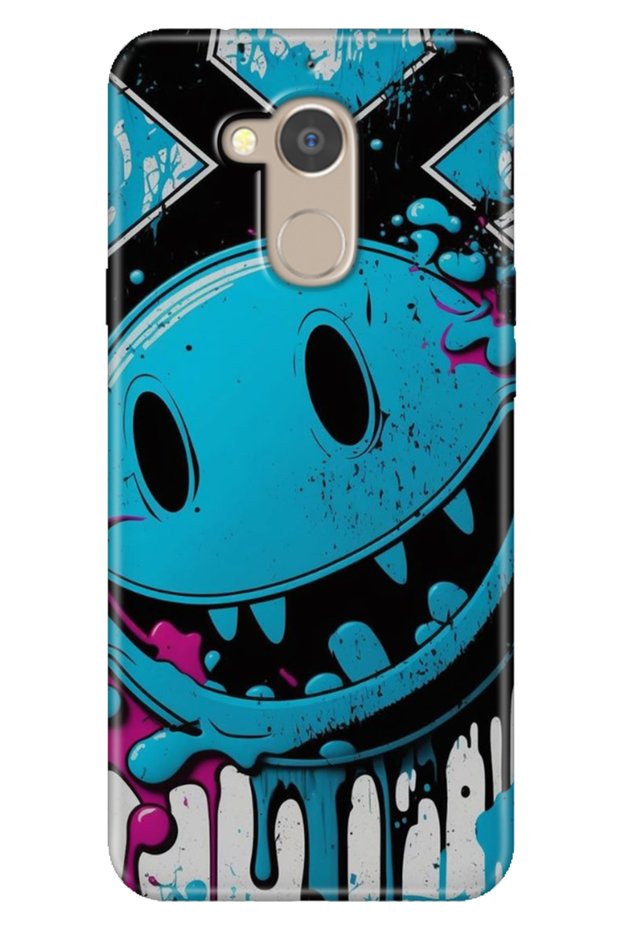General Mobile Gm 8 Compatible Case Patterned Silicone Color Tpu Uv Vintage Wall