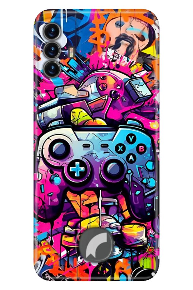حافظة Reeder S19 Max Pro S من السيليكون بطباعة UV Gamer