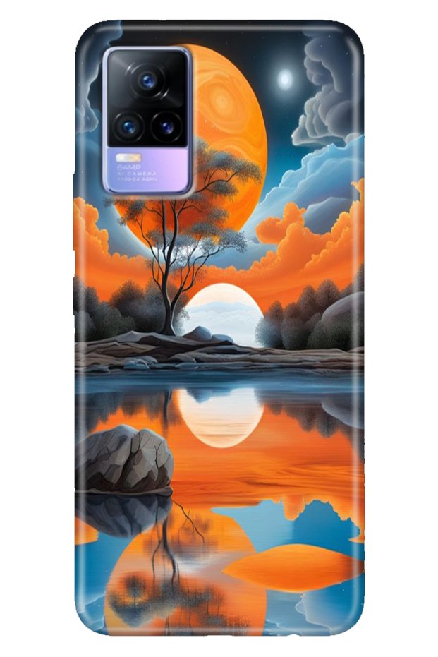 Vivo V21 Case 6.44 Inc Patterned Silicone Flexible Compatible Cover Africa