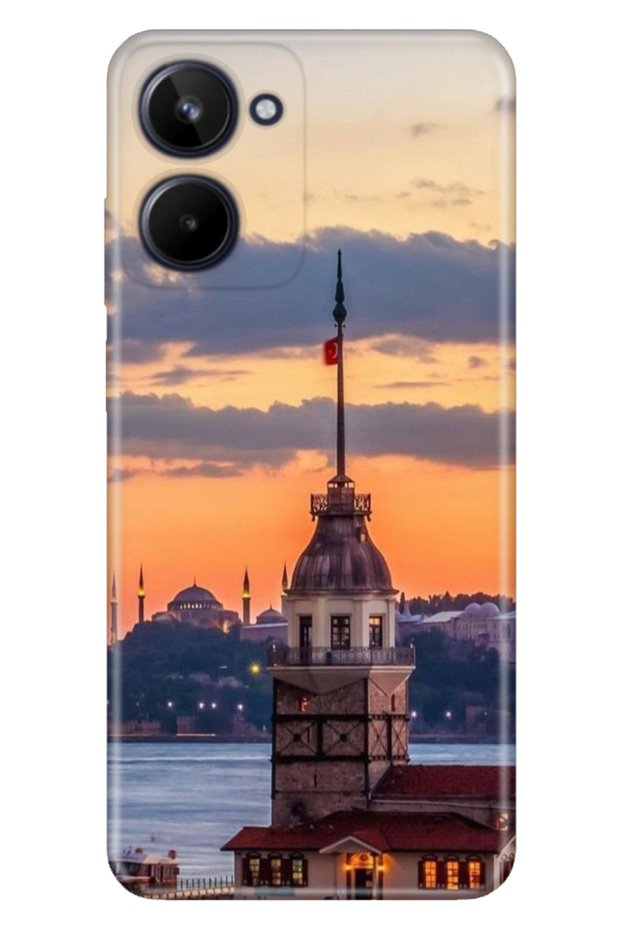 Case for Realme 10 4g Colorful Pattern Silicone Tpu Special Design Maiden's Tower