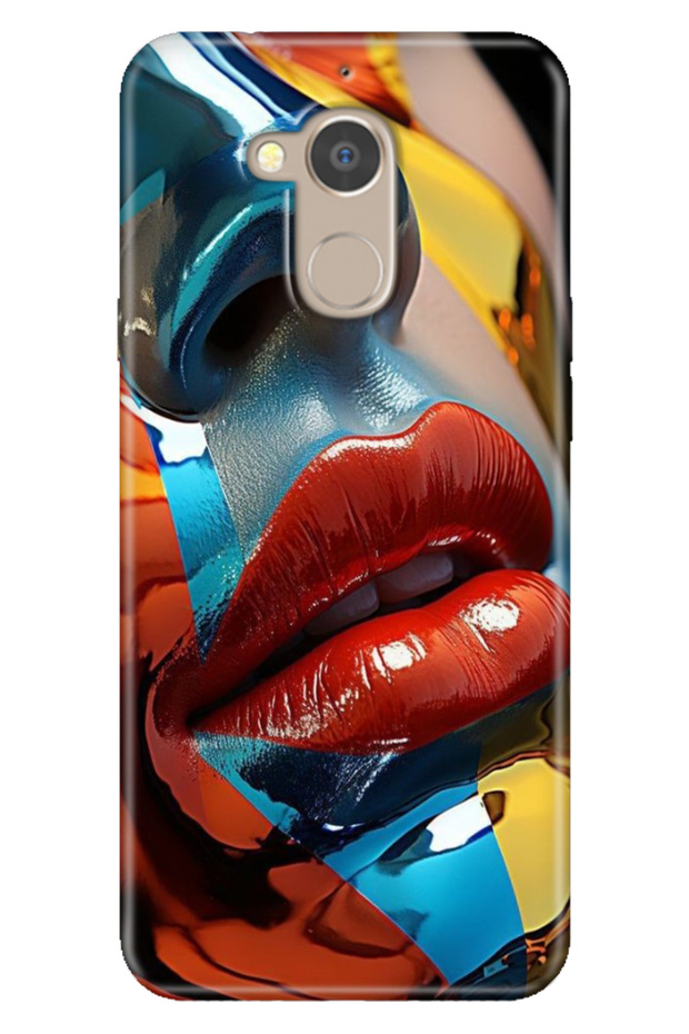 General Mobile Gm 8 Compatible Case Patterned Silicone Color Tpu Uv Make up