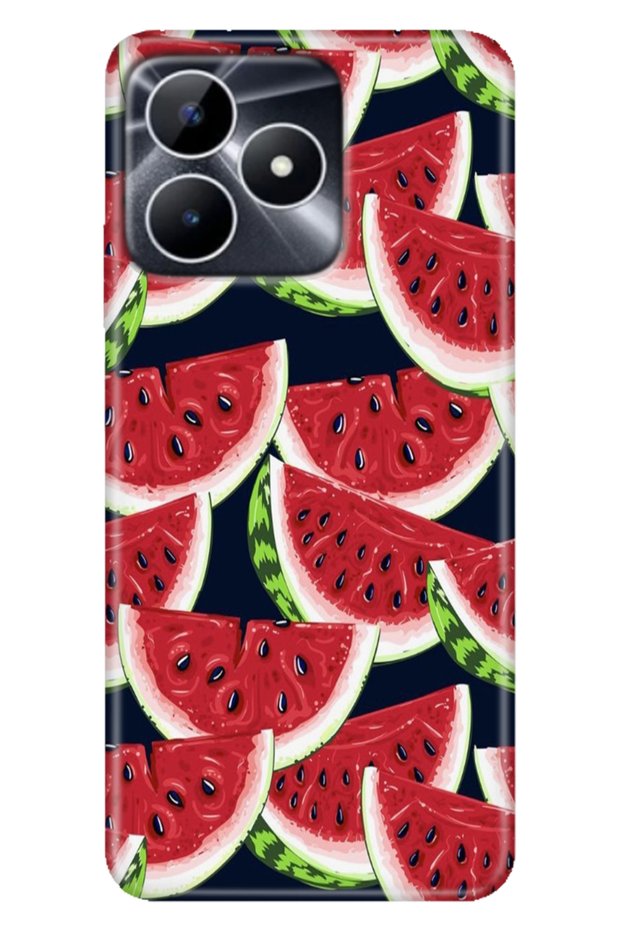 Realme Note 50 4g Case Colorful Fixx Cover Silicone Watermelon