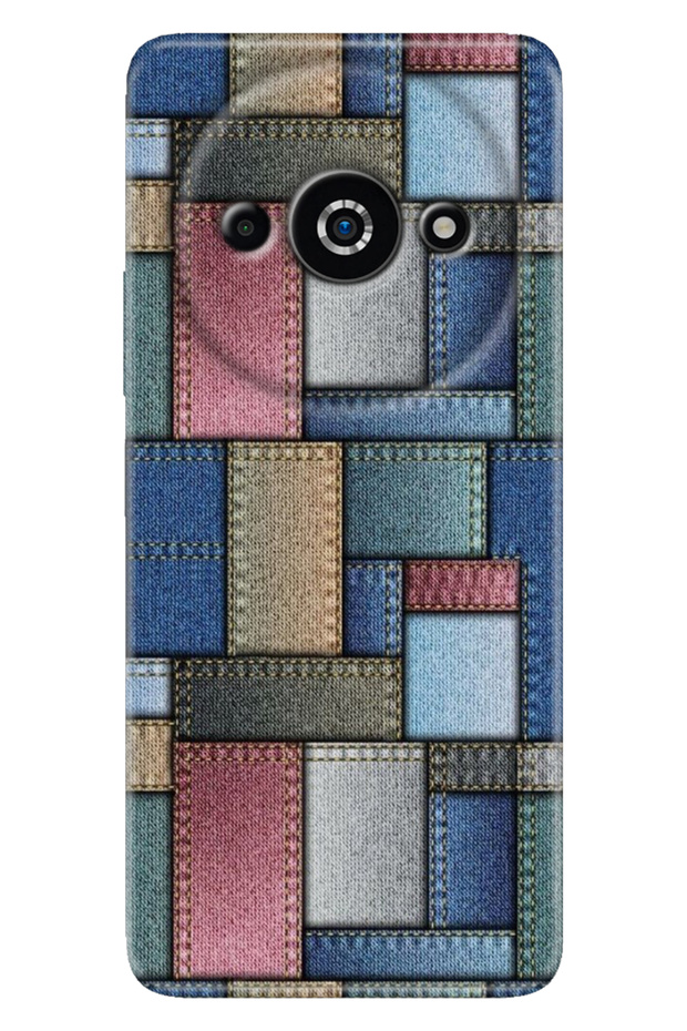 جراب Xiaomi Poco C61 بتصميم مطبوع سيليكون بنمط جينز