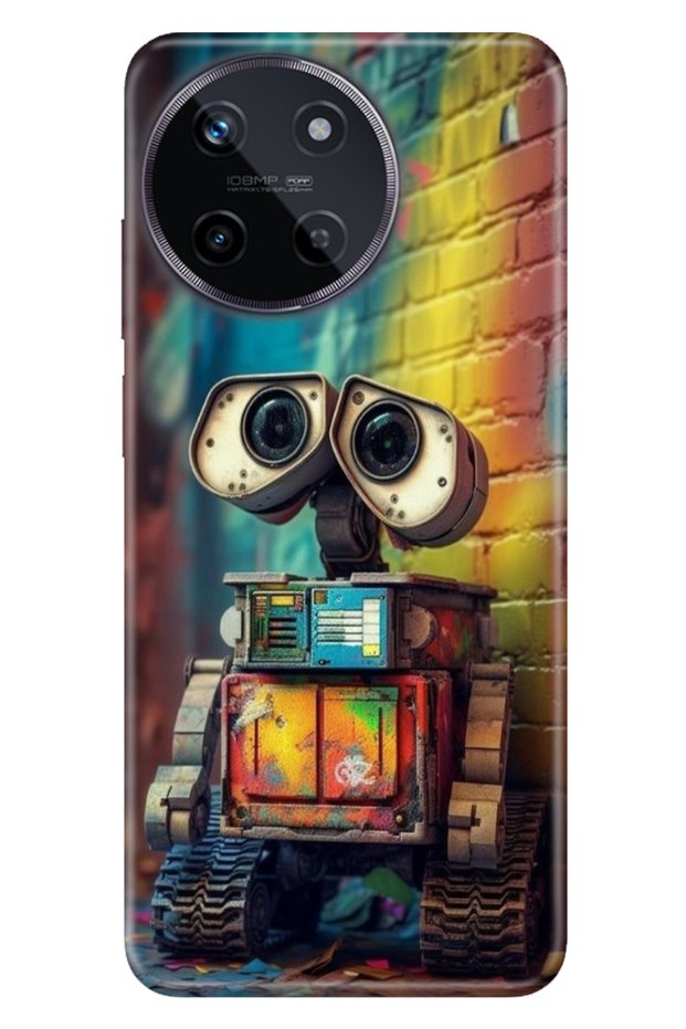 Realme 11 4g Case Colorful Trendy Patterned Silicone Tpu Special Design Robotic