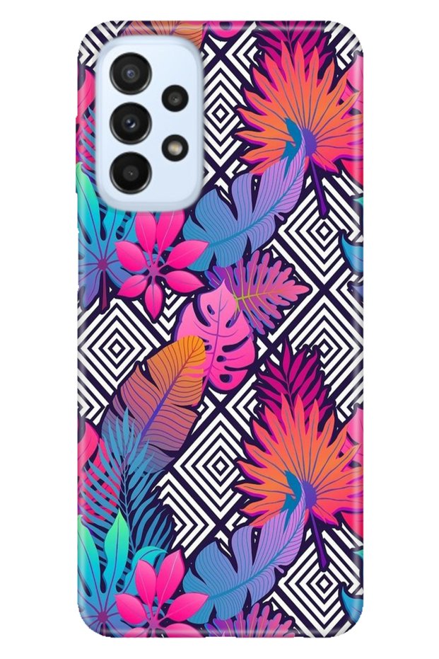 Samsung Galaxy A23 Case Colorful Custom Themed Patterned Silicone Tpu Stock Botanical
