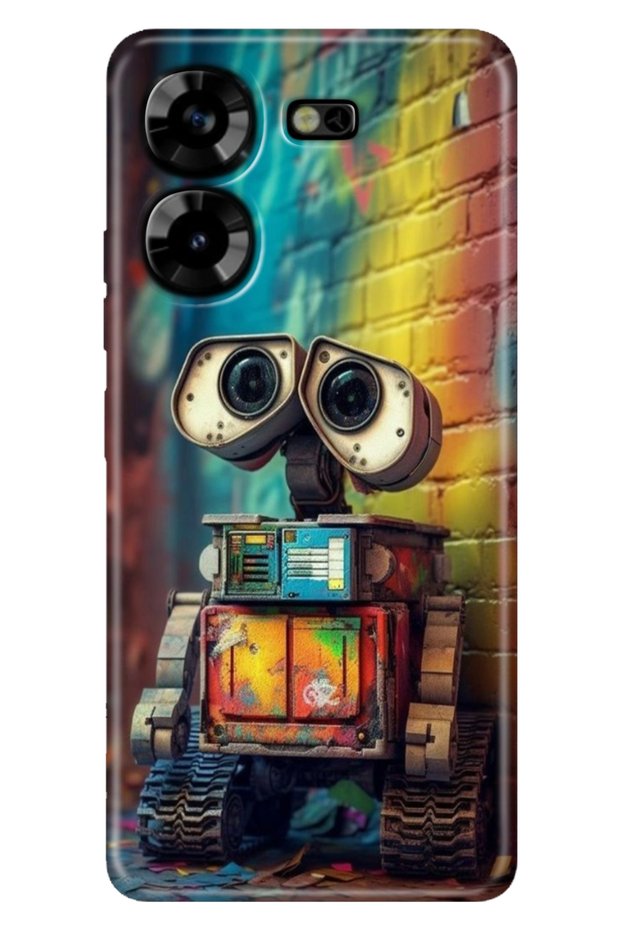 Tecno Pova 5 Case Colorful Flexible Silicone Themed Patterned Tpu Robotic