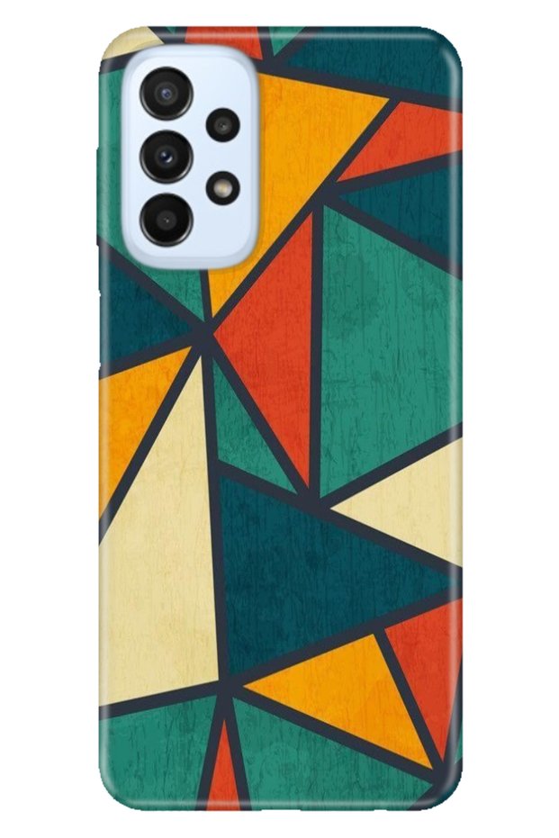 Samsung Galaxy A33 Case Colorful Special Themed Patterned Silicone Tpu Stock Wall